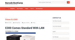 Desktop Screenshot of barcodebootcamp.com