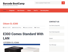 Tablet Screenshot of barcodebootcamp.com